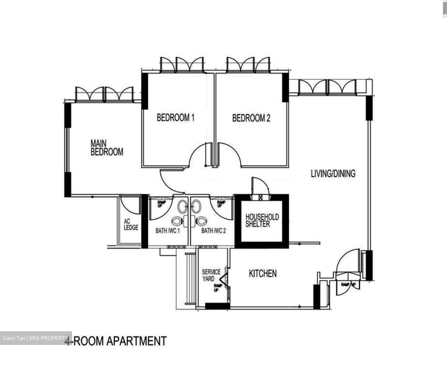 Blk 424C Orchid Spring @ Yishun (Yishun), HDB 4 Rooms #580703661
